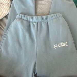 Billabong blue lightning sweatpants!!